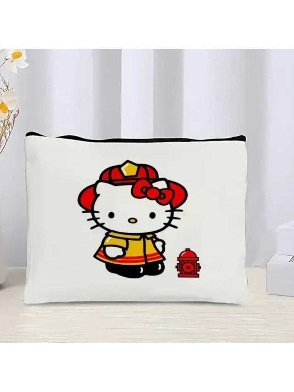 Hello Kitty Firefighter Cosmetics Bag/Pouch